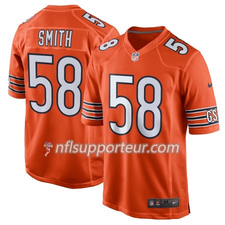 Maillot Homme Chicago Bears Roquan Smith 58 Nike Orange